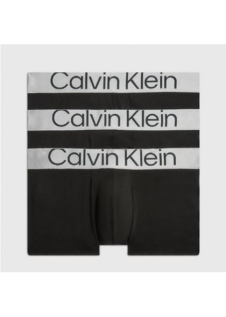 Calvin Klein Boxer In Confezione Da 3 Steel Cotton
